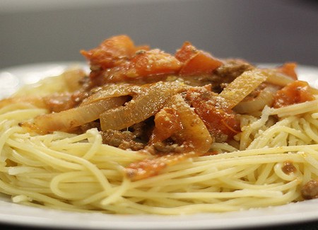 Spaghetti bolognaise simple