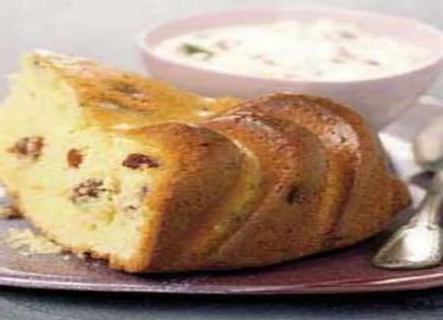 Biscuit et sa crème aux fruits