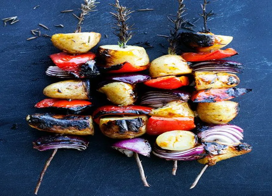 Brochettes de légumes