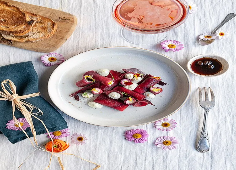 Cannellonis de betteraves et brousse