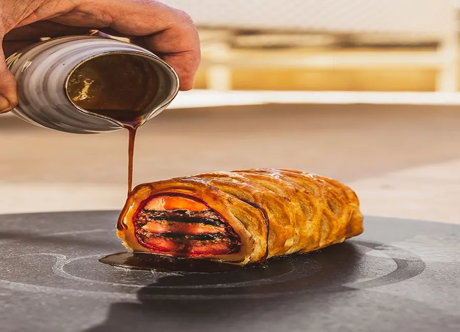 Canon d'agneau en croûte