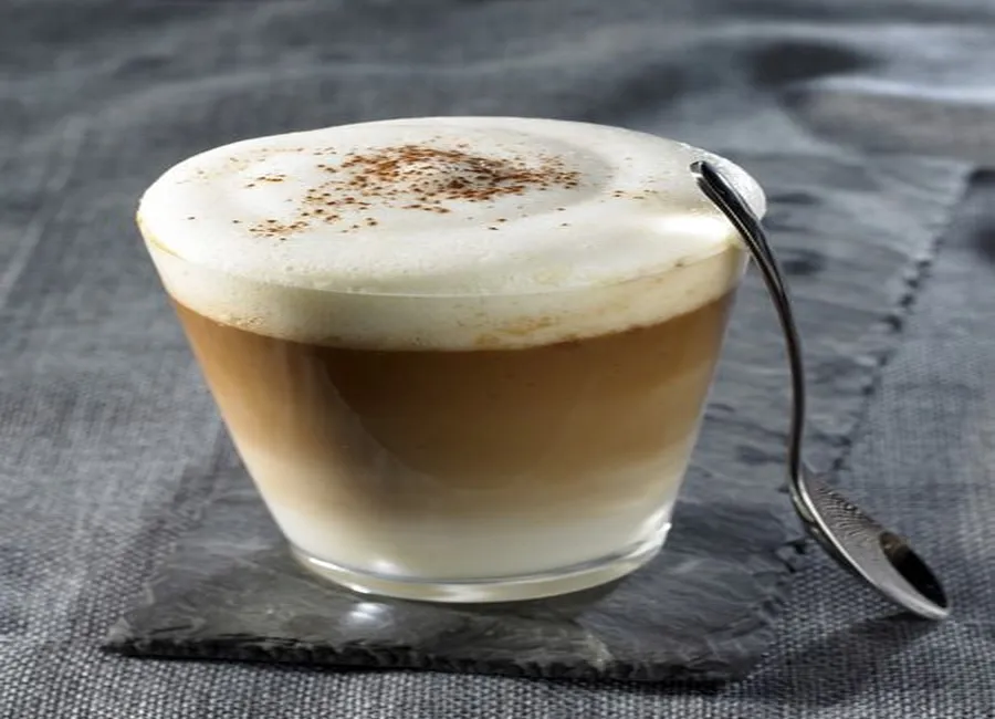 Cappucino de fruits rouges