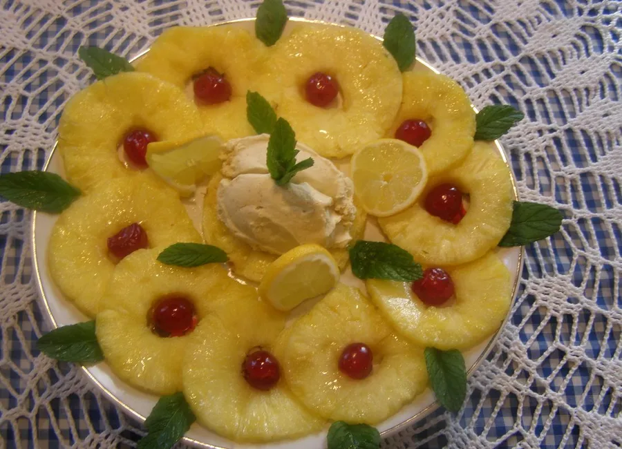 Carpaccio d'ananas