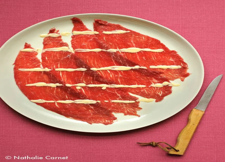 Carpaccio de boeuf