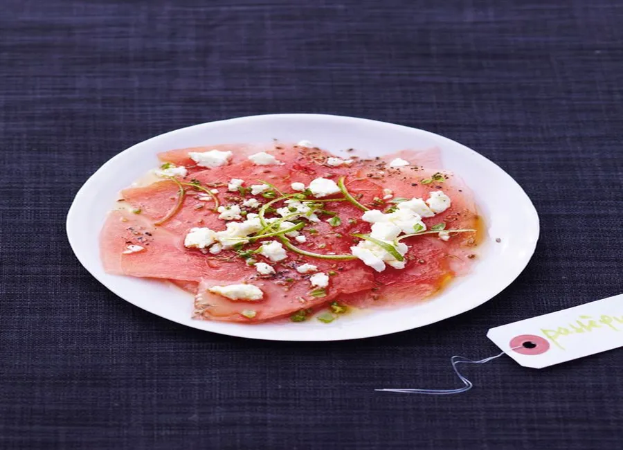 Carpaccio de pastèque