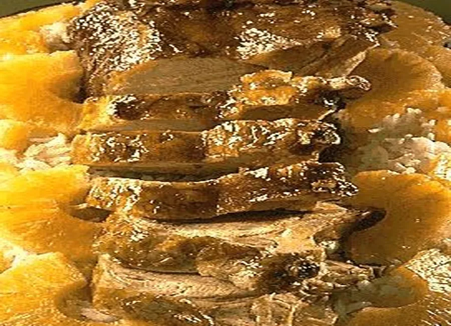 Carré de porc à l'ananas