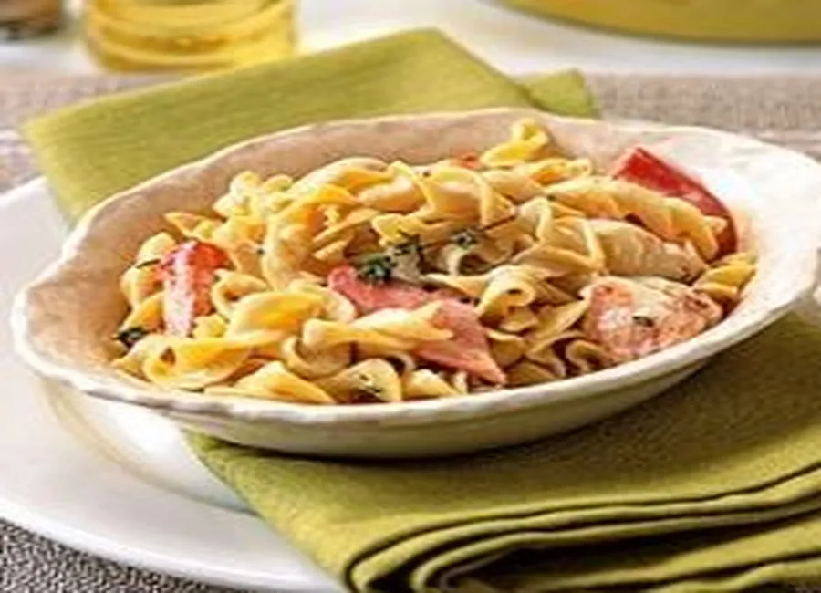 Casserole de nouilles aux fruits de mer