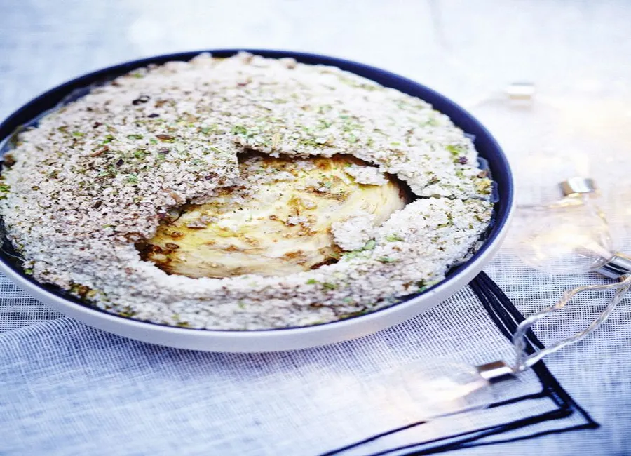 Céleri en croûte de sel