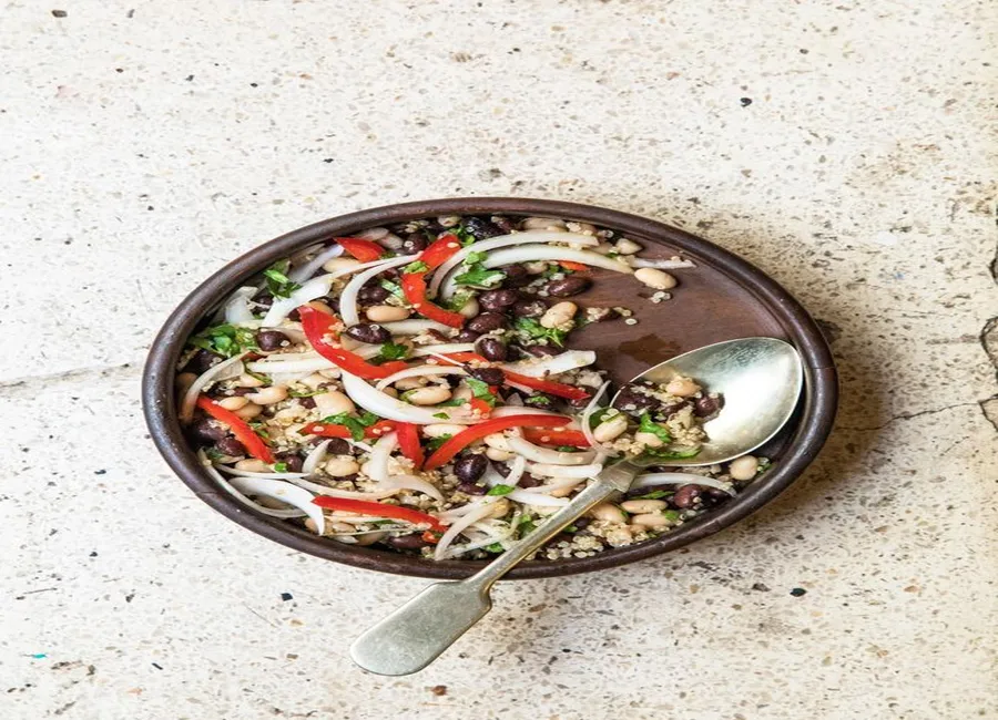 Ceviche aux haricots et quinoa