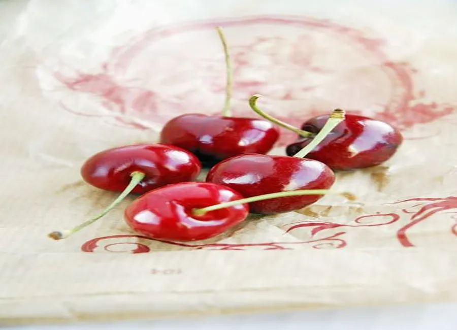 Charlotte aux cerises et aux pralines