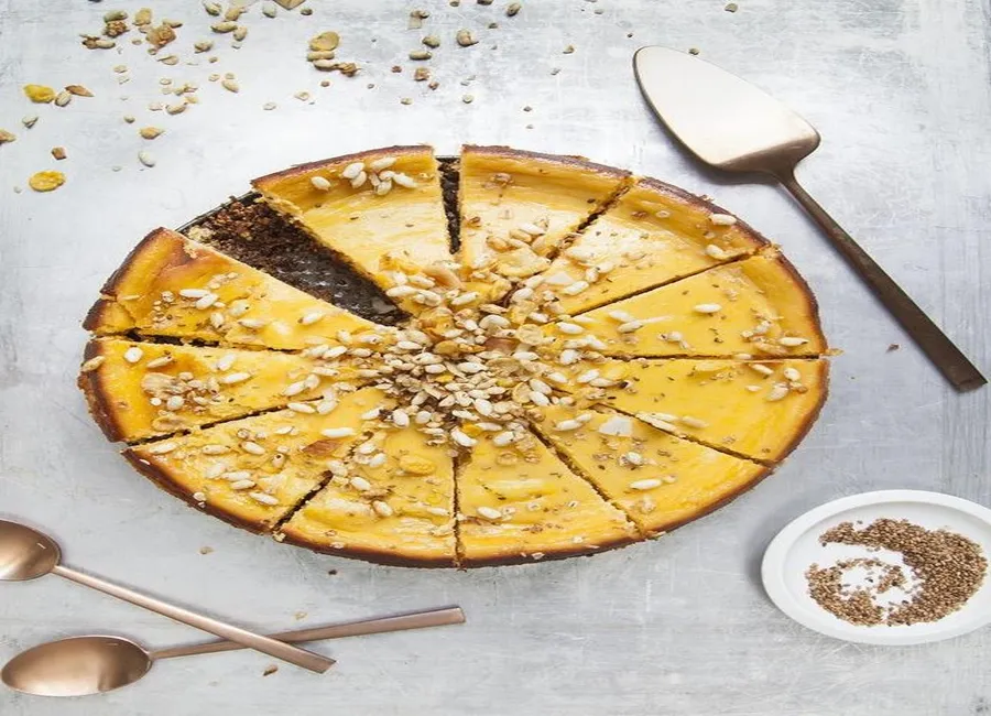 Cheese-cake butternut, sésame