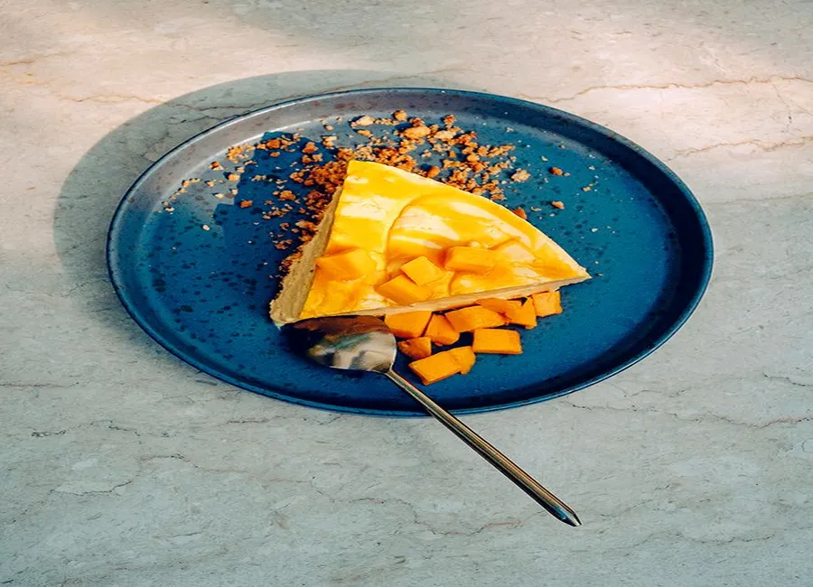 Cheesecake à la mangue