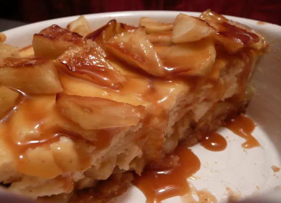 Cheesecake égoïste pomme-cannelle