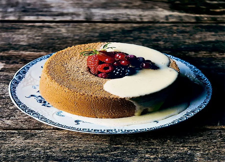 Chiffon cake au sarrasin