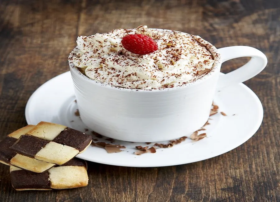 Chocolat chaud façon tiramisu