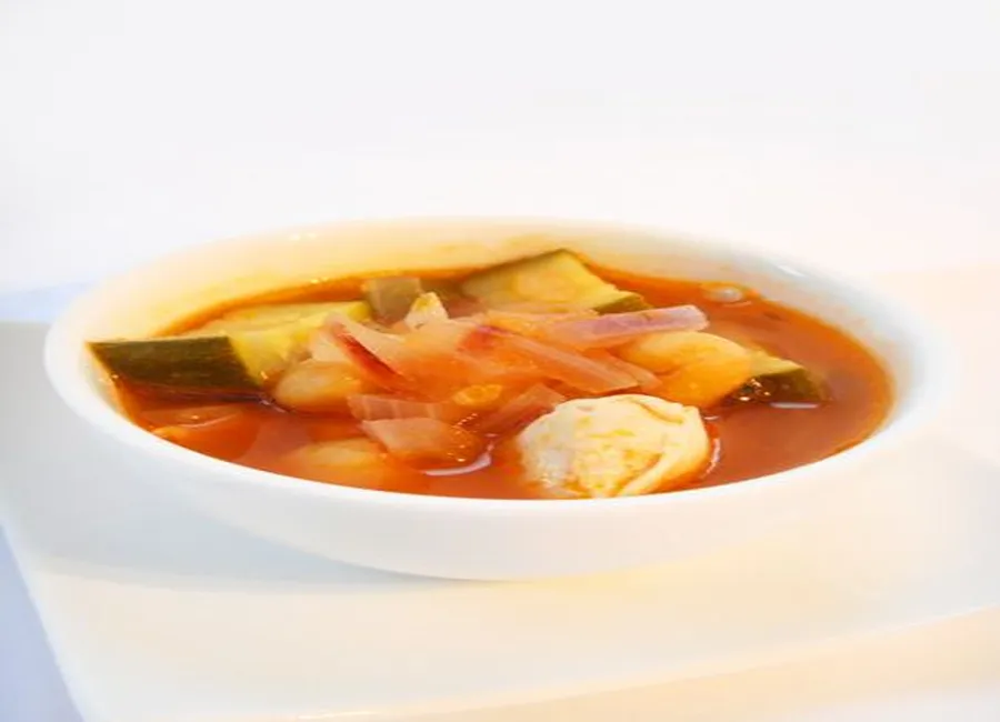 Chorba au poulet et courgette