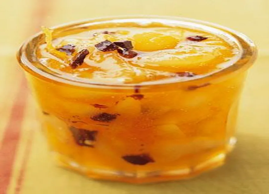Confiture de poires aux éclats de chocolat
