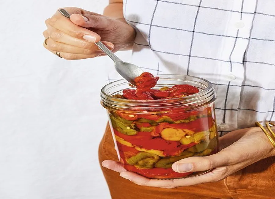 Conserve de poivrons au naturel