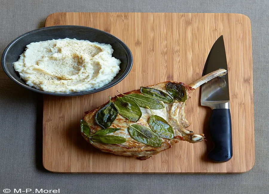 Côte de veau à la sauge