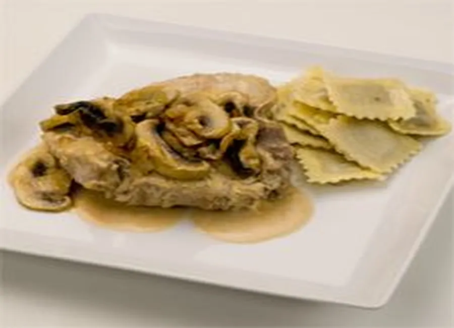 Côte de veau aux champignons