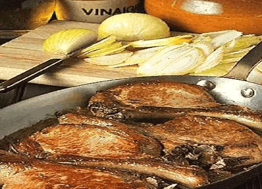 Côtes de porc aux oignons version 1
