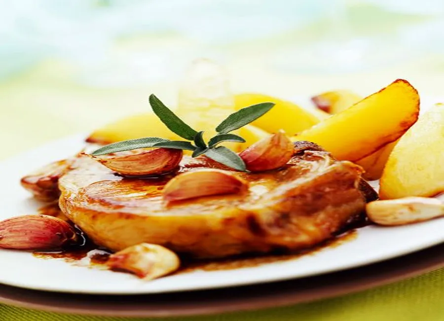 Côtes de veau aux asperges
