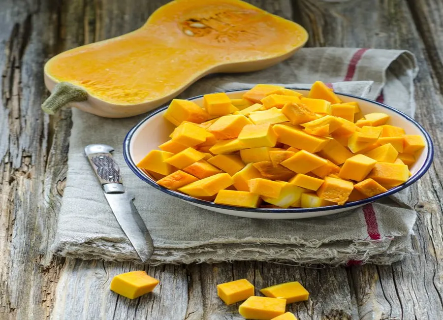 Courge butternut en gratin