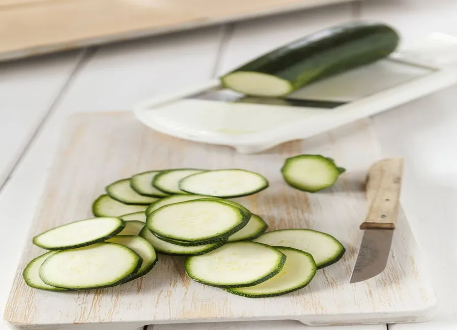 Courgettes à la vapeur