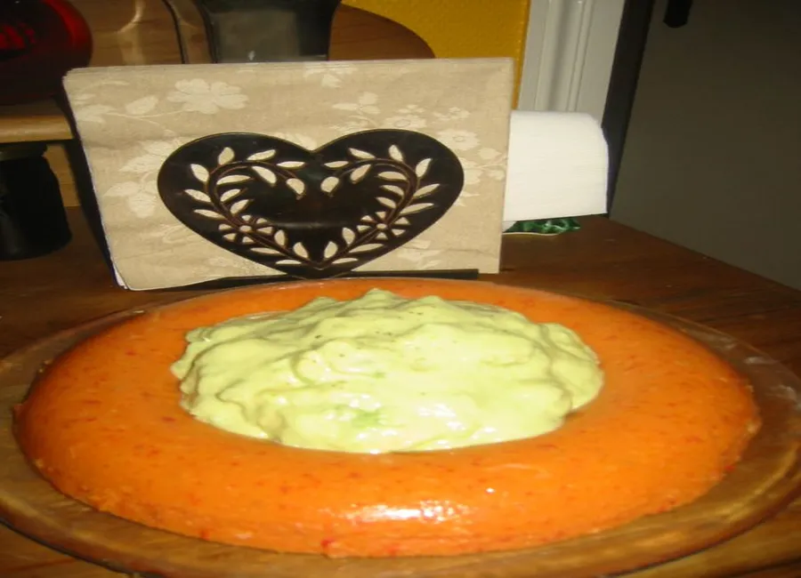 Couronne de saumon et sa salade