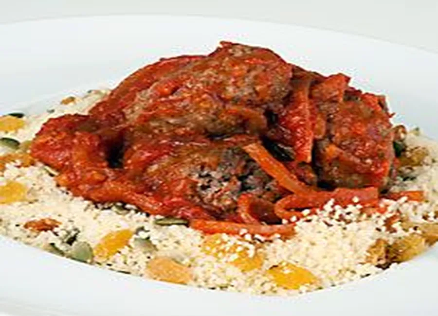 Couscous tomate et boulettes