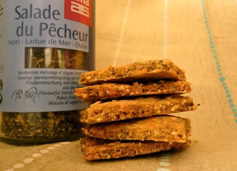 Crackers aux algues