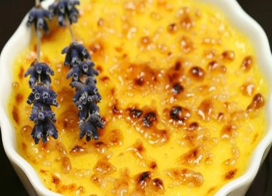 Crème brûlée à la lavande