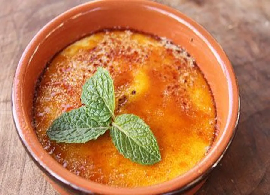 Crème brûlée au caramel