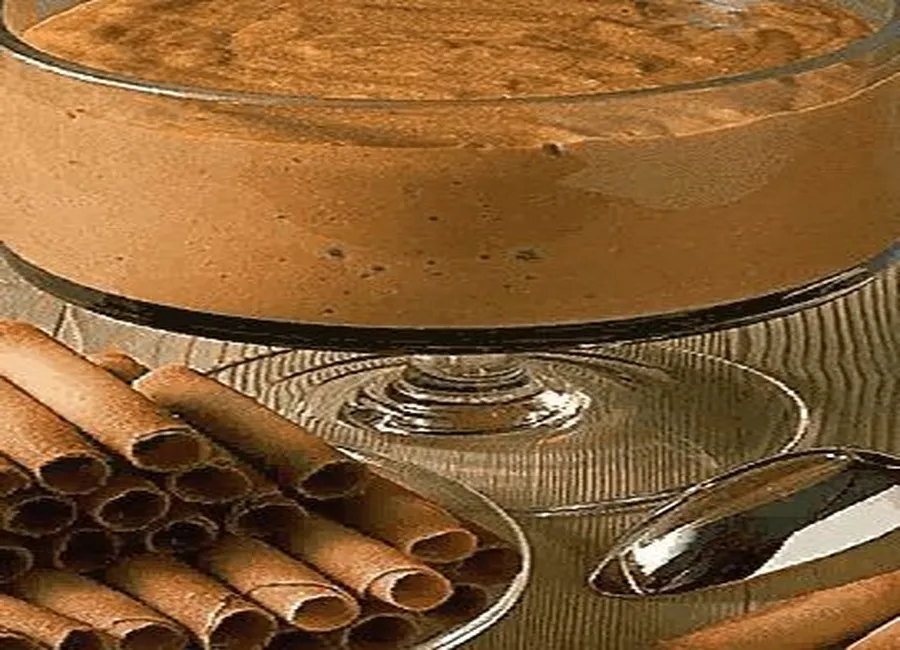 Crème mousseuse au caramel