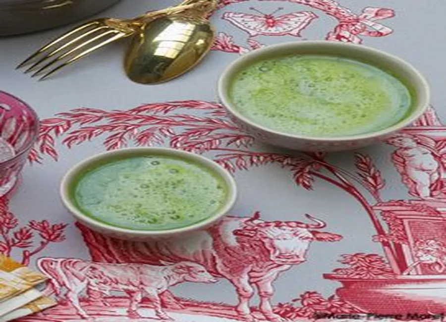 Crème mousseuse au cresson