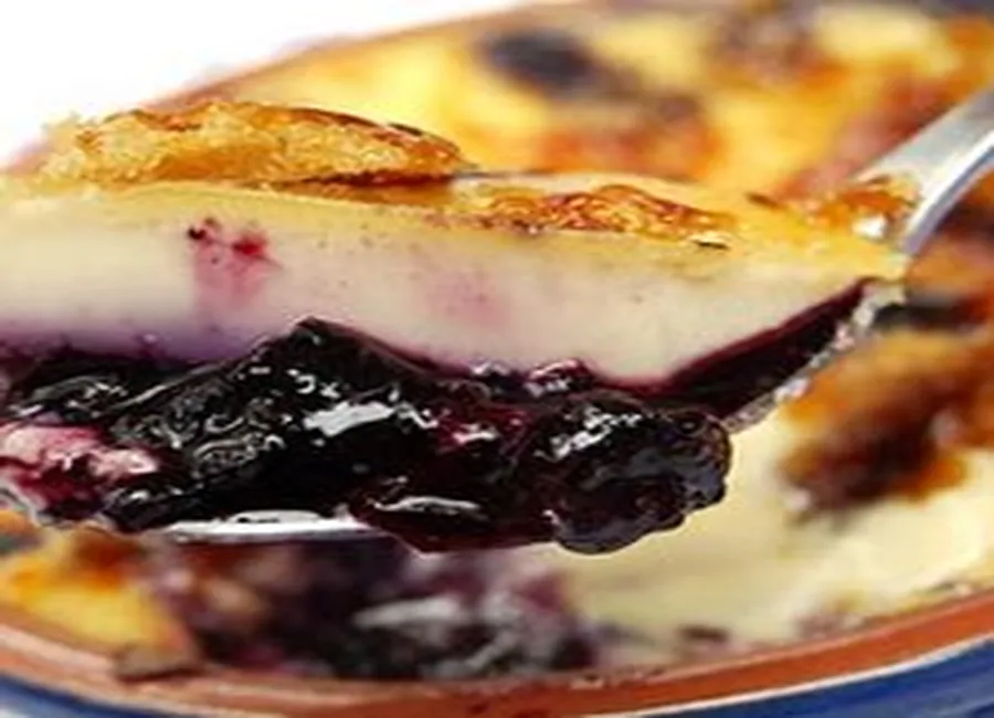 Crèmes brûlées aux bleuets