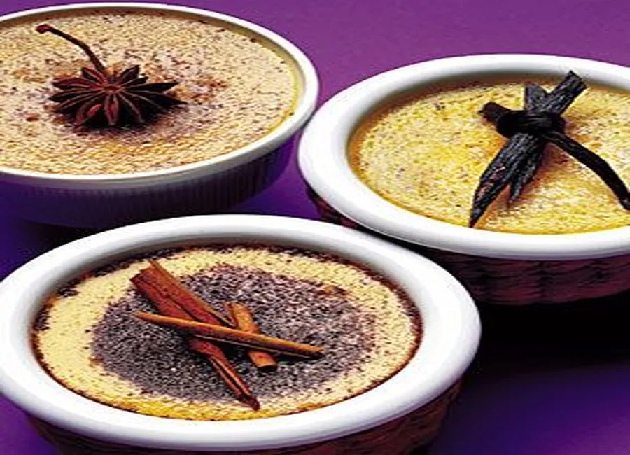 Crèmes brûlées aux trois épices