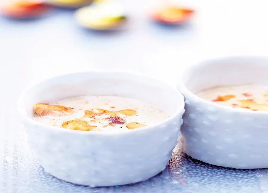 Crèmes thaïes saumon-coco