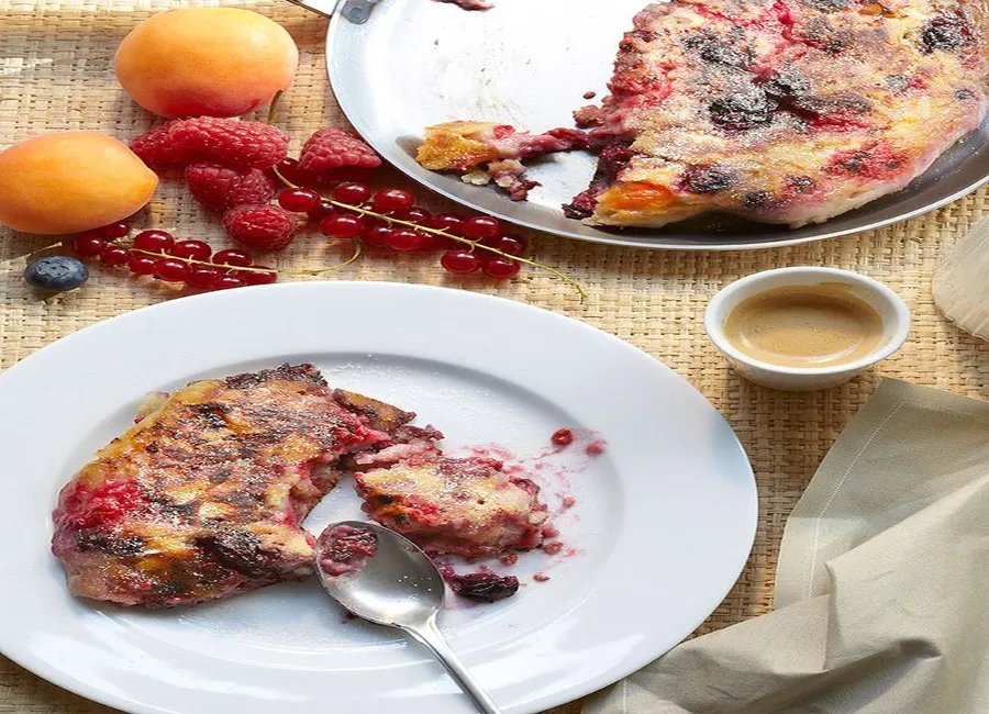 Crêpe aux fruits d'été