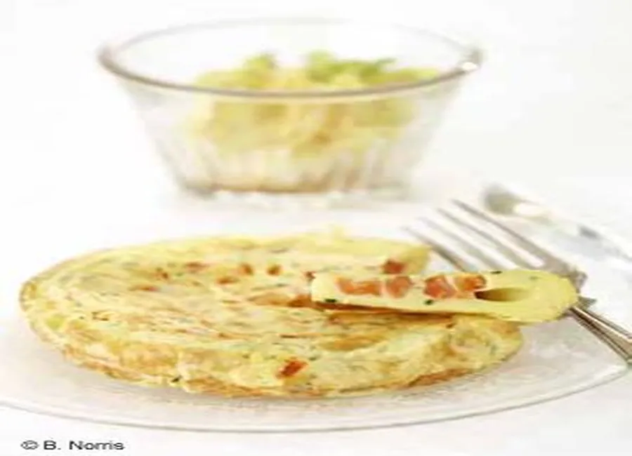 Crêpes aux dés de tomate