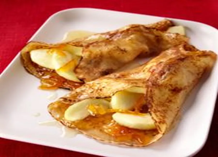 Crêpes aux pommes caramélisées au sel de guérande