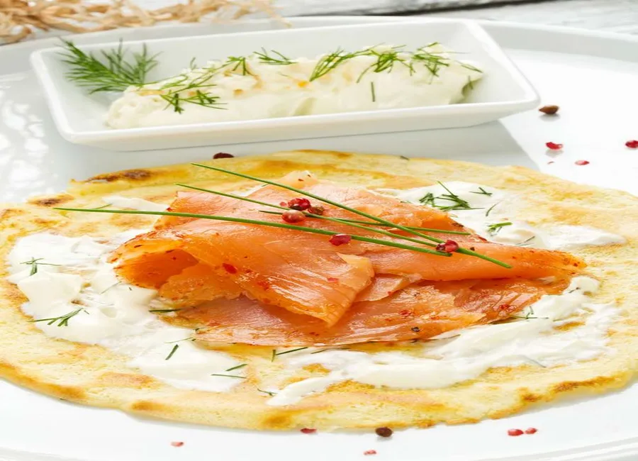 Crêpes de saumon fumé