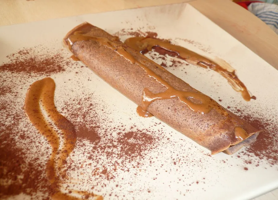 Crêpes gourmande chocolat carambar