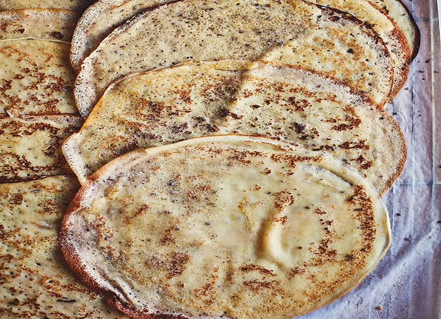 Crêpes sucrées de benoît castel