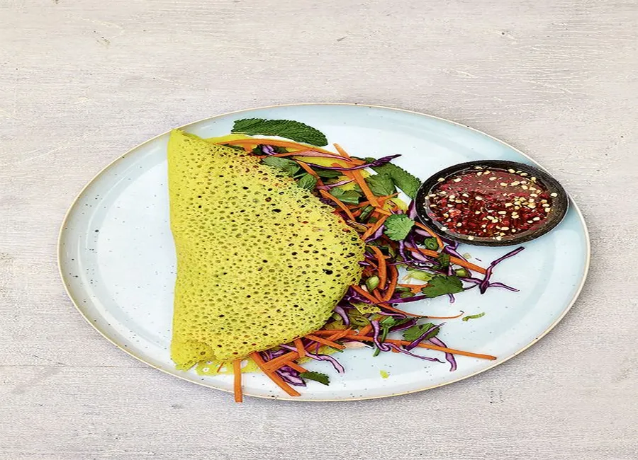 Crêpes vietnamiennes au lait de coco
