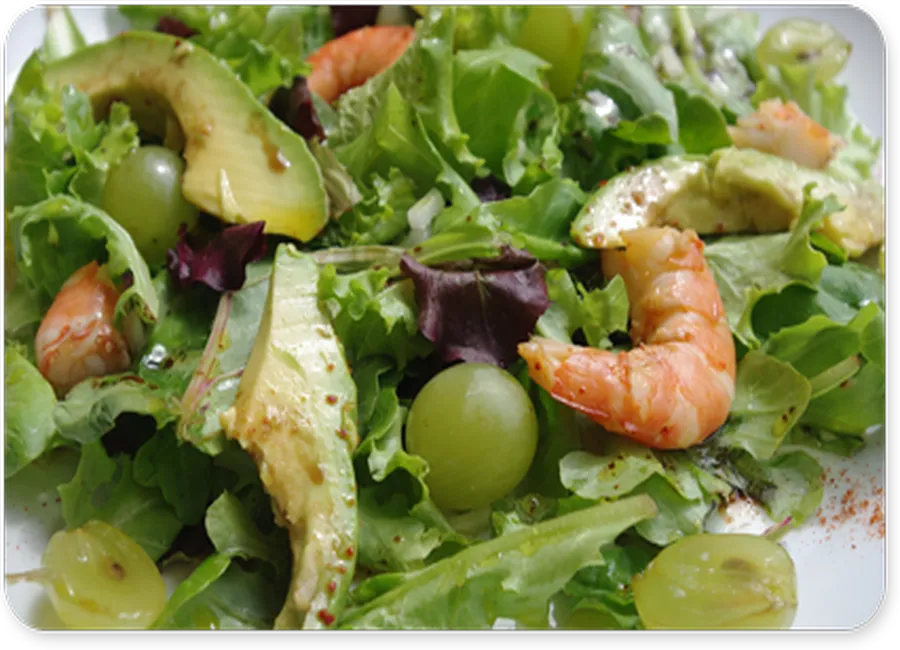 Crevettes piments et coriandre