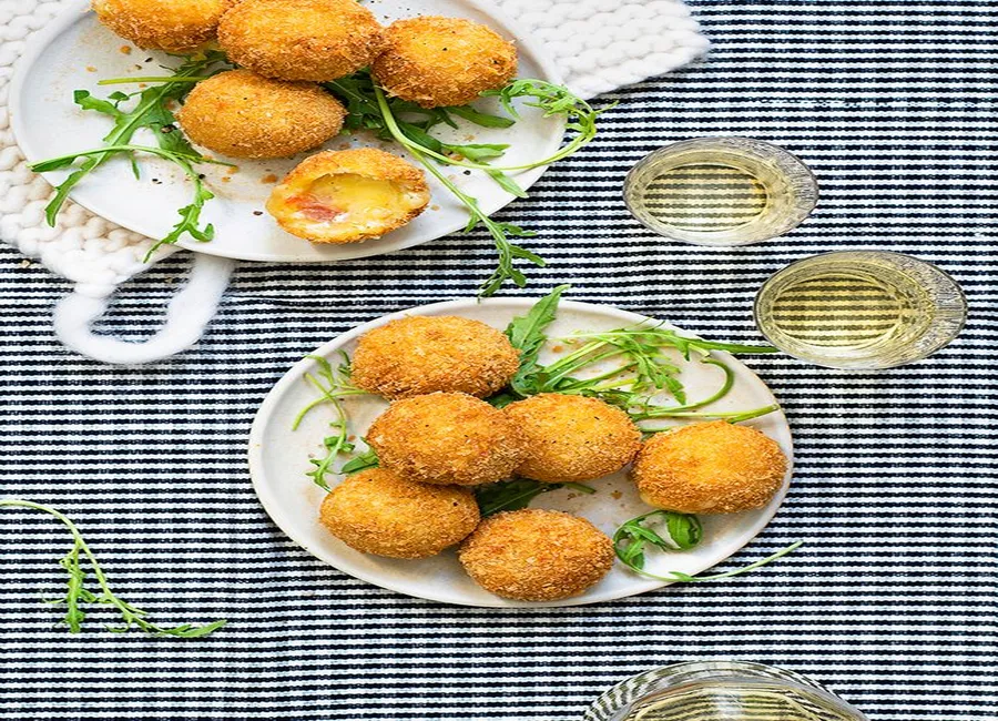 Cromesquis croustillants d'appenzeller et jambon ibérique