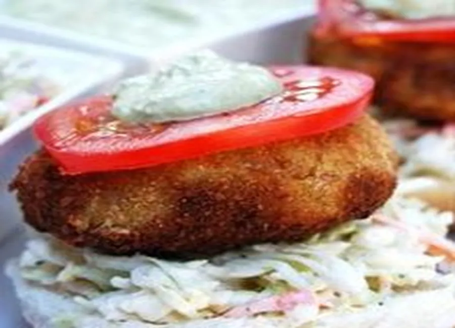 Croquettes de thon au pesto crémeux citronné