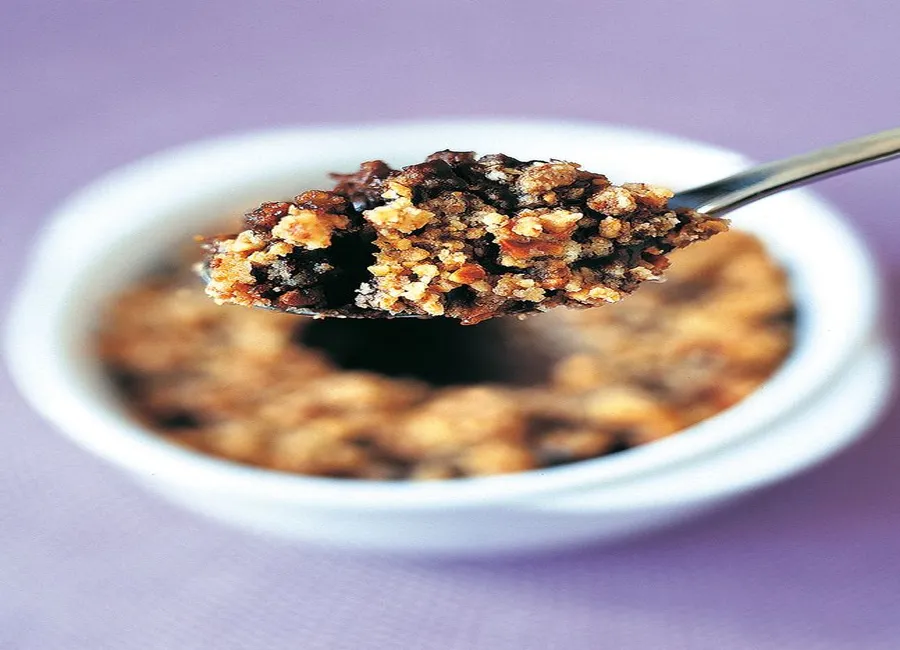 Crumble au chocolat fondant