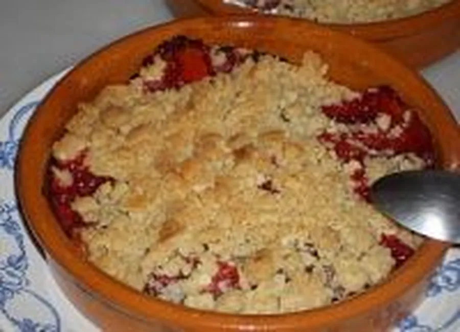 Crumble aux fraises